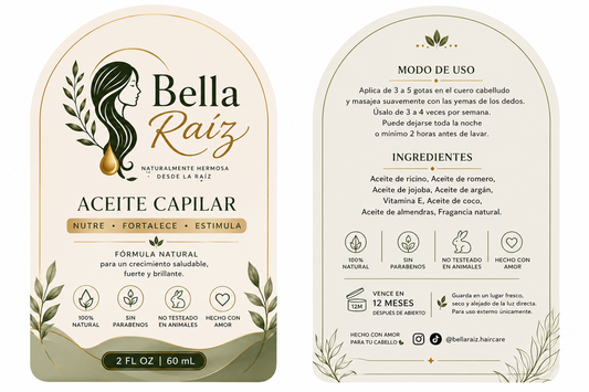 Aceite capilar bellaráiz